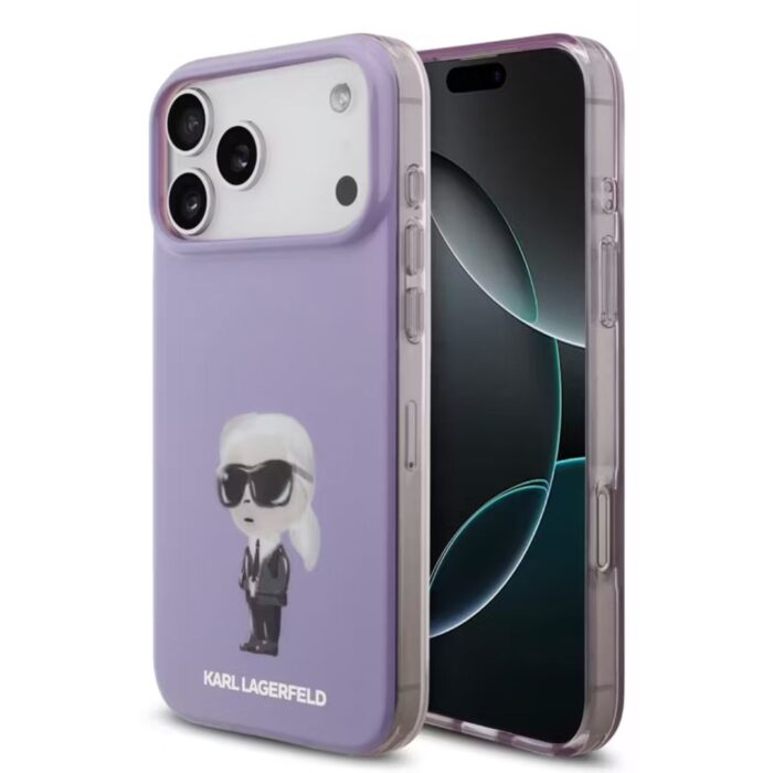 Karl Lagerfeld Plastic Case with NFT Logo for iPhone 17 Pro Max - Image 2