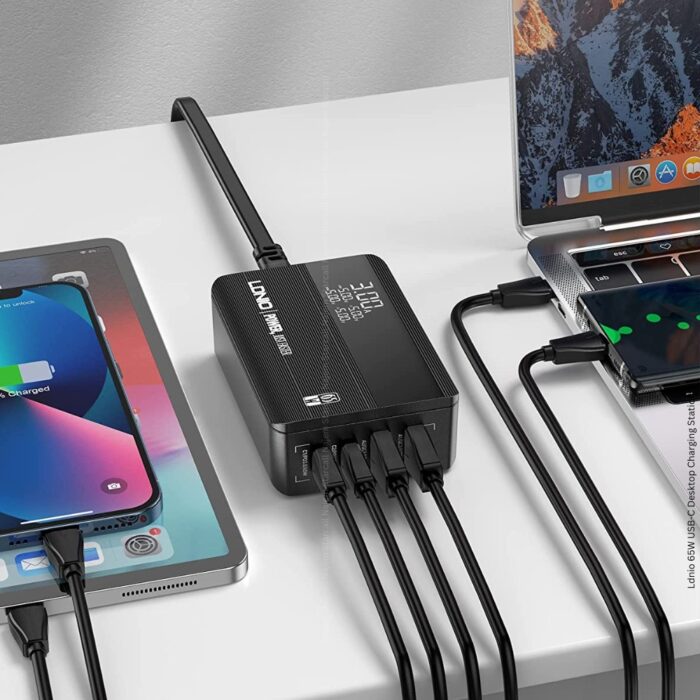 Ldnio 65W USB-C Desktop Charging Station - Image 2