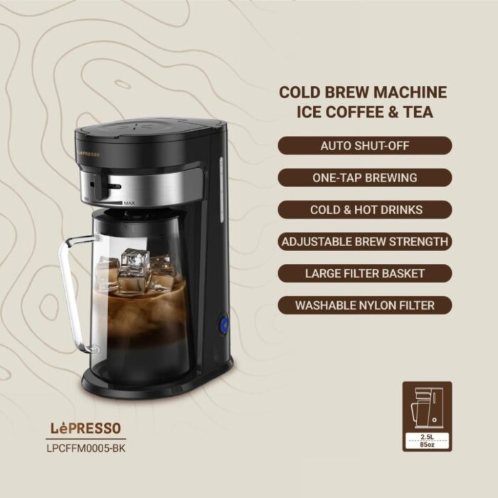 LePresso Cold Brew Machine Ice Coffee & Tea - Image 2