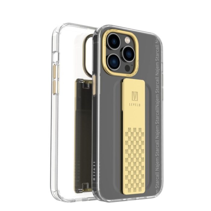 Levelo Graphia Clear Case with Extra Grip for iPhone 14 Pro Max - Image 4