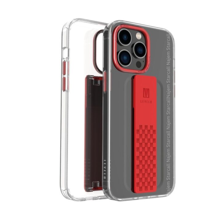 Levelo Graphia Clear Case with Extra Grip for iPhone 14 Pro Max - Image 3