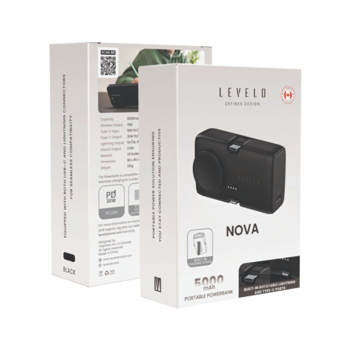 Levelo Nova mini Power Bank 5000mAh - Image 4