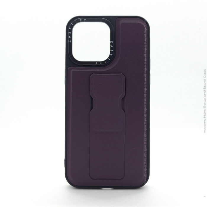 Mocome Hand Strap and Stand Case for iPhone 14 Pro - Image 5