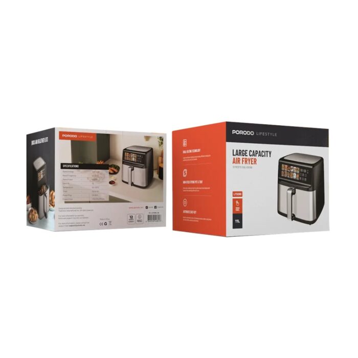 Porodo Lifestyle Large Capacity Air Fryer 11L - Image 9