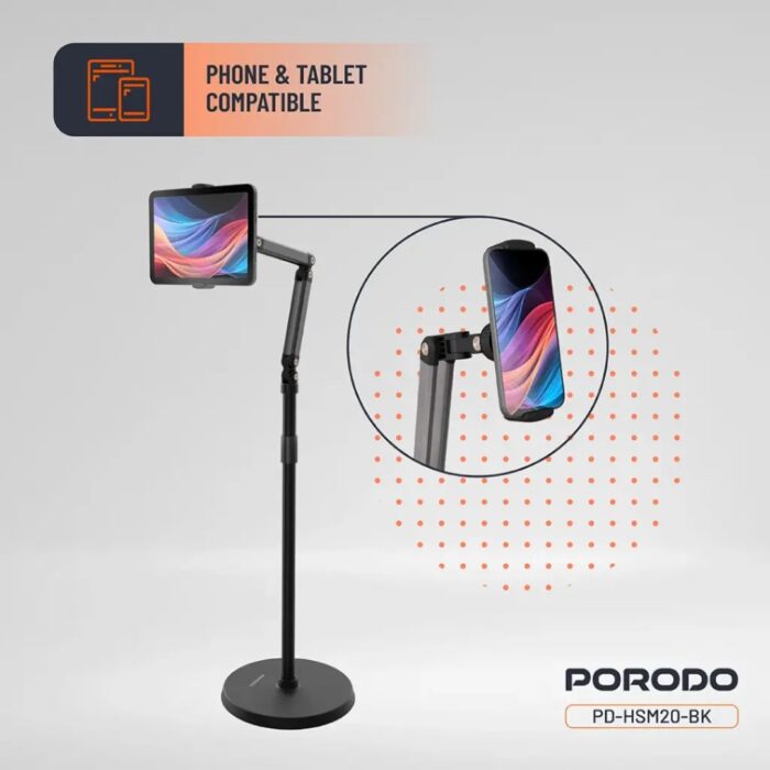 Porodo Phone & Tablet Floor Stand HS20 - Image 2