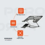 Porodo hs09 Smart Folding Multi Device Stand - Image 3