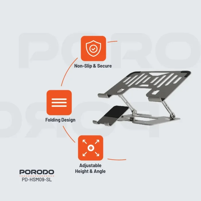 Porodo hs09 Smart Folding Multi Device Stand - Image 3