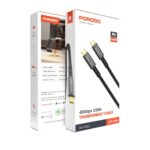 Porodo Woven TypeC-C Cable 240w 40gbps 8K 60hz - Image 3
