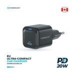 Powerology Ultra-Compact GaN Charger PD 20W EU - Image 2