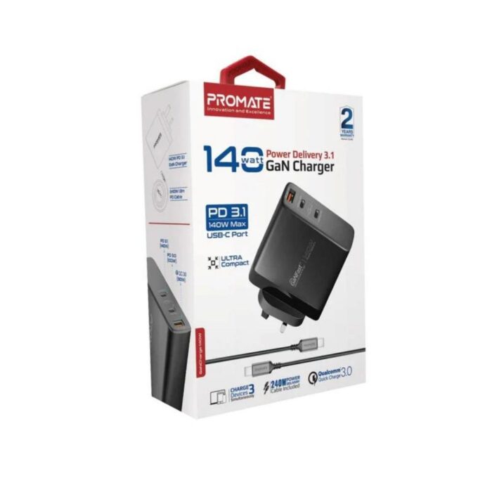 Promate 140W Power Delivery 3.1 GaN Charger - Image 8