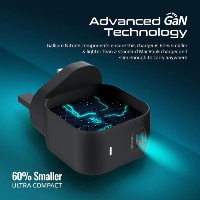 Promate 67W Super-Speed USB-C GaNFast Charger - Image 2