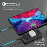 Promate AuraTorq-20 Ultra Slim 15W Wireless Charging Power Bank 20W PD and QC3.0 - Image 6