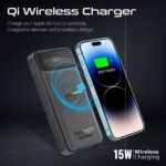 Promate AuraTorq-20 Ultra Slim 15W Wireless Charging Power Bank 20W PD and QC3.0 - Image 8