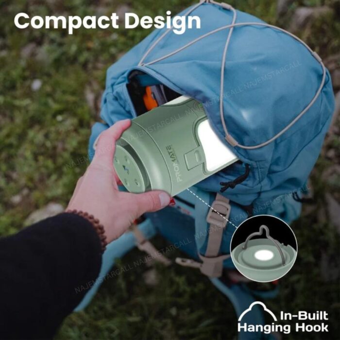 Promate CampMate-4 Multifunctional Camping Kit with LED Light - Image 7