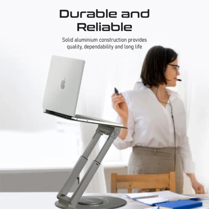 Promate DeskMate-6 Aluminium Laptop Stand - Image 2