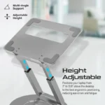 Promate DeskMate-6 Aluminium Laptop Stand - Image 3