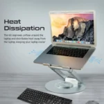 Promate DeskMate-6 Aluminium Laptop Stand - Image 4