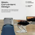 Promate DeskMate-6 Aluminium Laptop Stand - Image 5