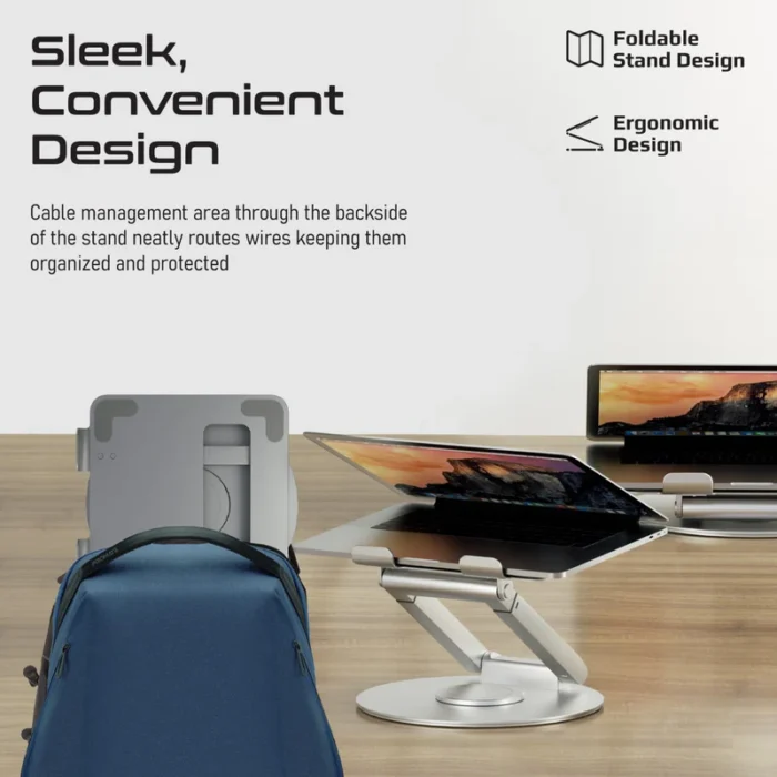 Promate DeskMate-6 Aluminium Laptop Stand - Image 5