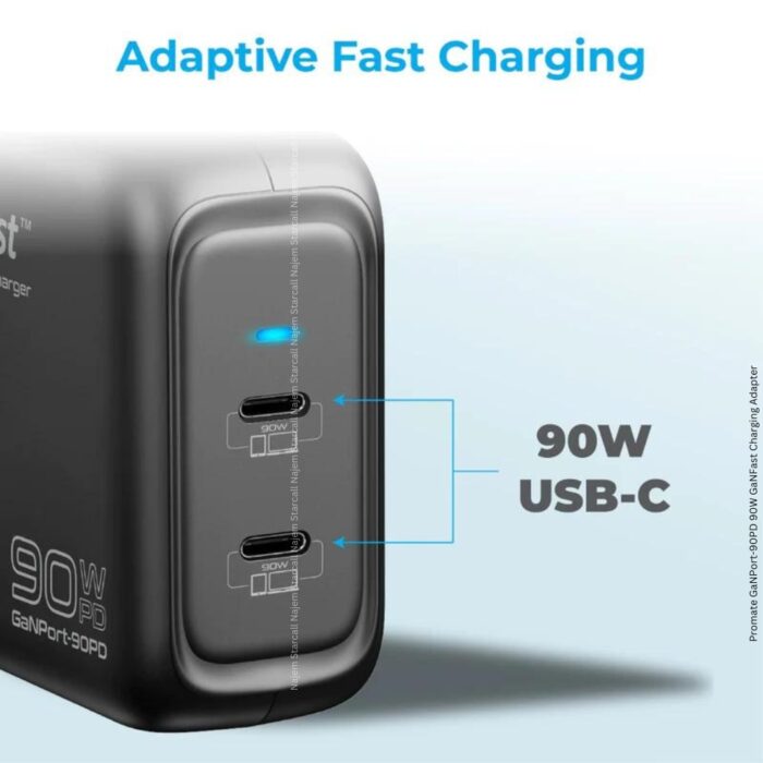 Promate GaNPort-90PD 90W GaNFast Charging Adapter - Image 4