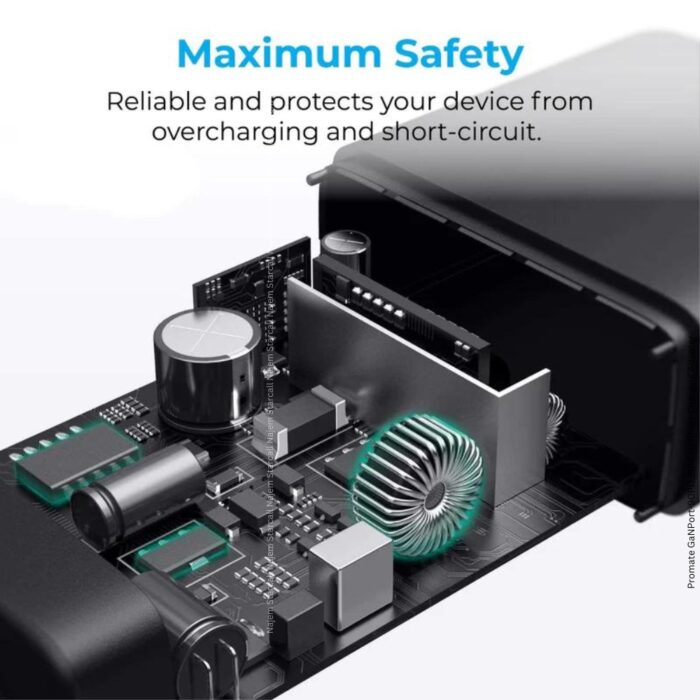 Promate GaNPort-90PD 90W GaNFast Charging Adapter - Image 6