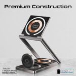 Promate LucidFold-Trio Ultra-Slim Transparent Foldable 15W MagSafe Charging Station - Image 7