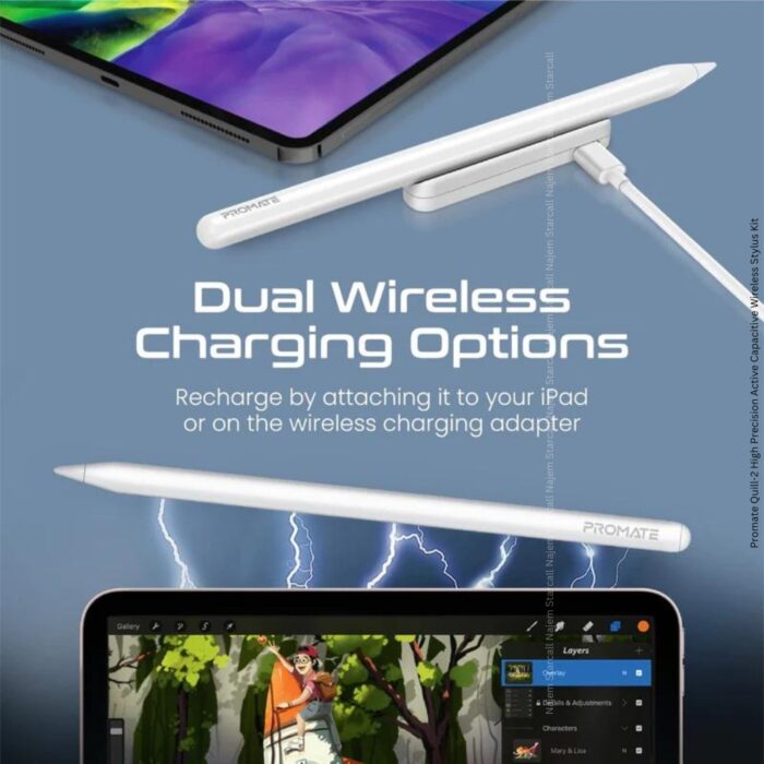 Promate Quill-2 High Precision Active Capacitive Wireless Stylus Kit - Image 8