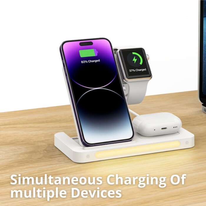 Recci 4 in 1 Wireless Folding Charger RCW-31 - Image 2