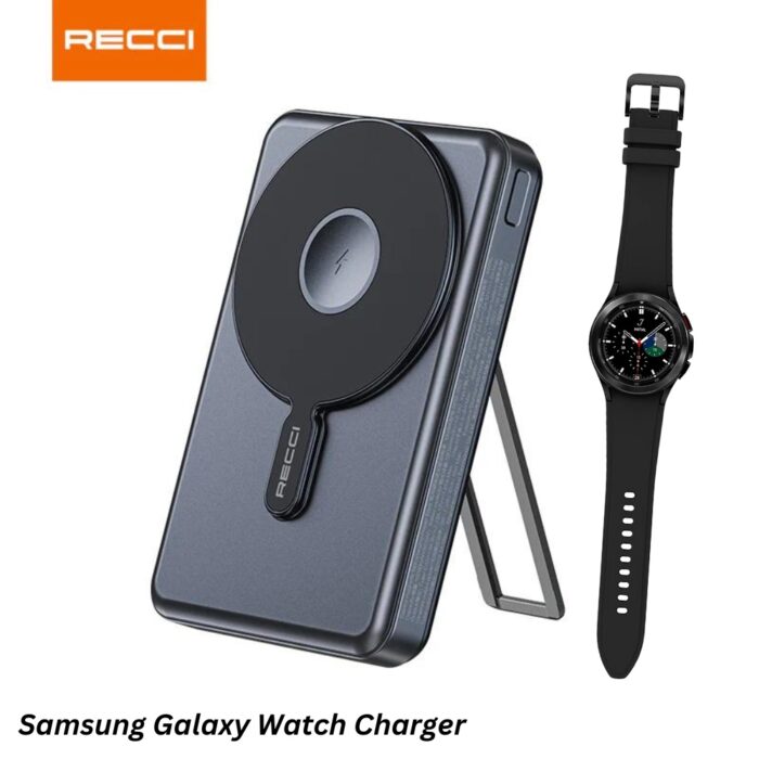 Recci Wireless Magsafe Power Bank with Galaxy Watch Charger RPB-W23 - Image 5