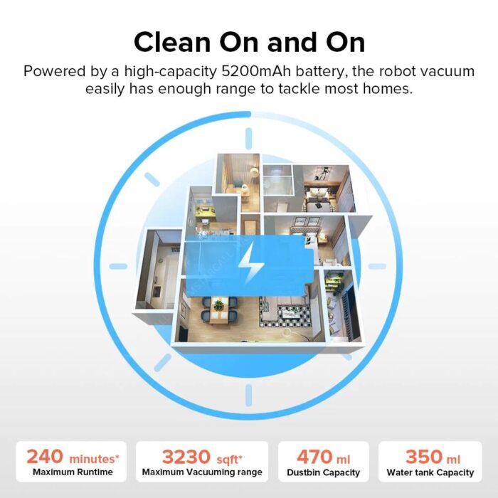 Roborock Q8 Max+ Robot Vacuum and Mop with Auto-Empty Dock - Image 13