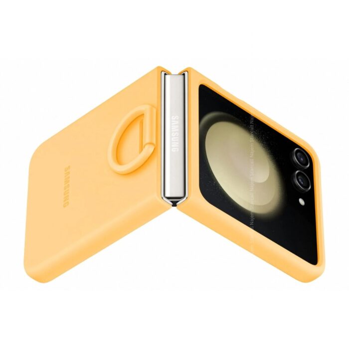 Samsung Galaxy Z Flip 5 Silicone Case with Ring - Image 4
