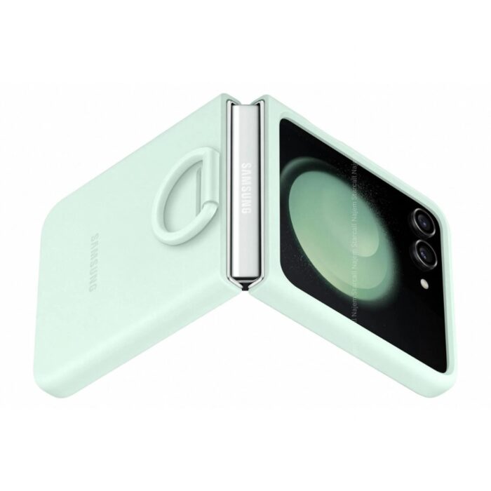 Samsung Galaxy Z Flip 5 Silicone Case with Ring - Image 3