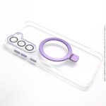 Samsung S23 Plus Mike Magnetic Stand Transparent Cover with Camera Protection - Image 2