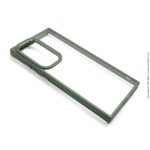 Samsung S22 Ultra Mike Transparent Back Cover with Colored Frame