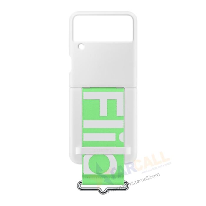Samsung Z Flip 3 Silicone Cover with Strap - Image 4