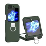 Silicone Cover With Ring for Samsung Z Flip 5 - Image 4