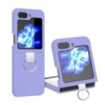 Silicone Cover With Ring for Samsung Z Flip 5 - Image 3