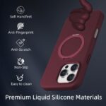 X-Level Magnet Fluid Skin Case for iPhone 16 Pro - Image 5
