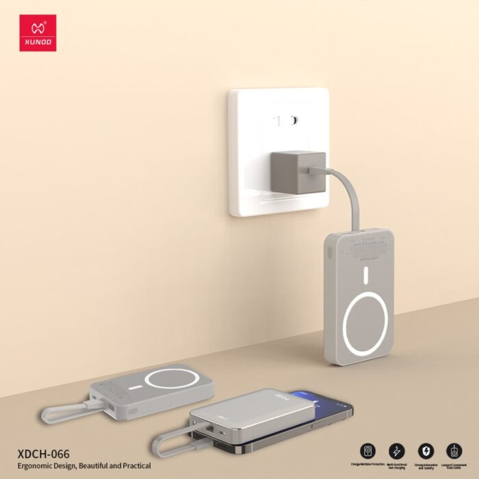 Xundd 22.5W Magnetic Power Bank With Cable 10000mAh XDCH-066 - Image 3