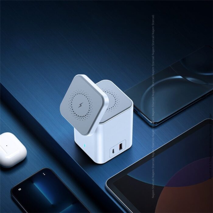 Xundd 4 in 1 XDCH-041 Magnetic Wireless Desktop Charger - Image 4