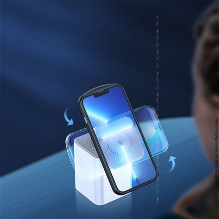 Xundd 4 in 1 XDCH-041 Magnetic Wireless Desktop Charger - Image 5
