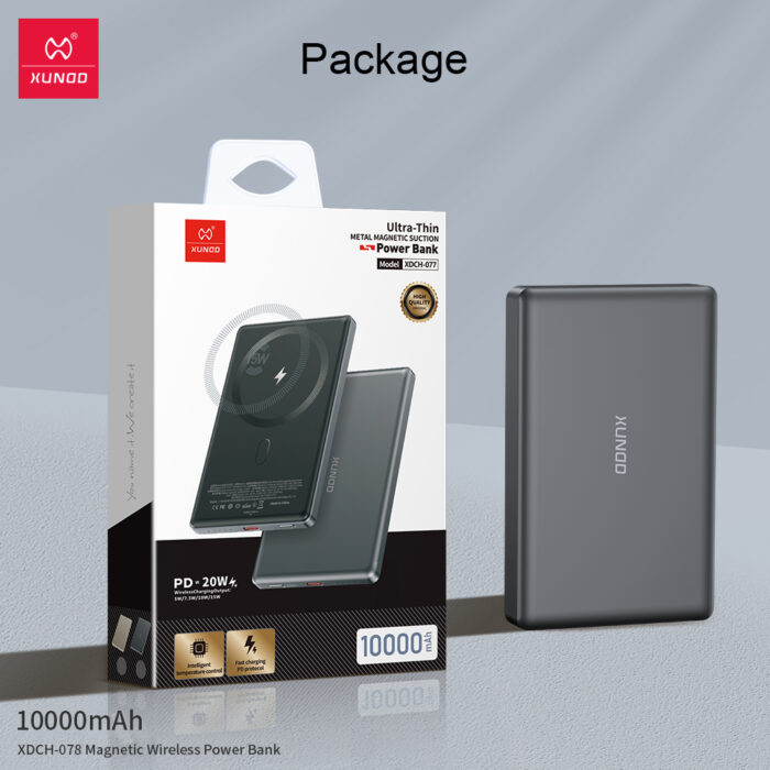 Xundd Magnetic Wireless Power Bank 10000mAh XDCH-078 - Image 6