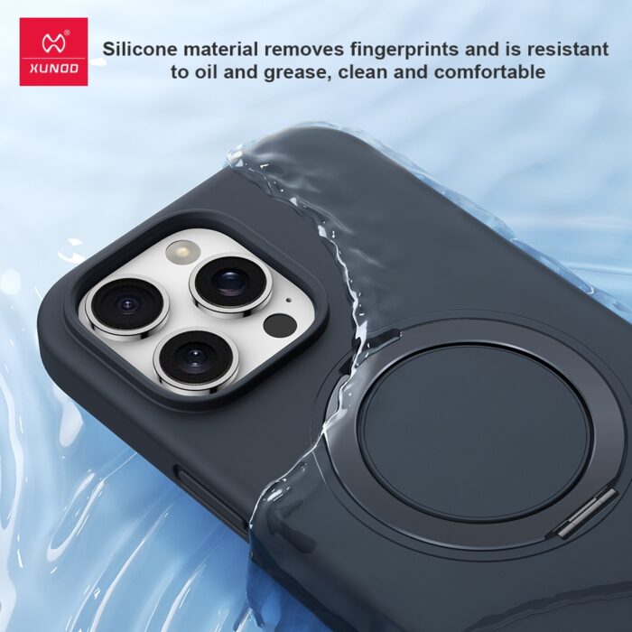 Xundd Reno Rotating Magnetic Holder Case for iPhone 16 Pro Max - Image 4