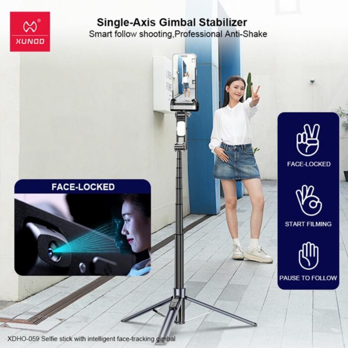 Xundd XDHO-059 Gimbal Stabilizar Selfie Stick - Image 6