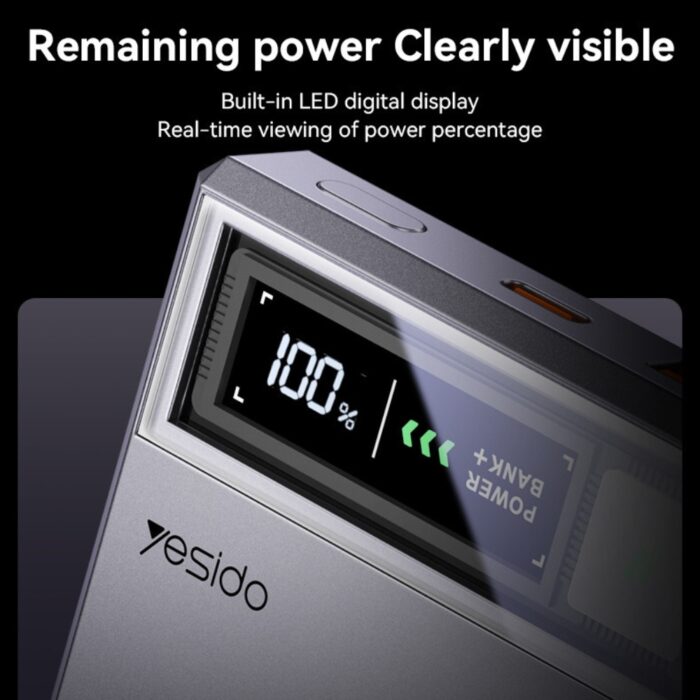 Yesido 10000mAh PD20W Magnetic Wireless Power Bank YP61 - Image 6