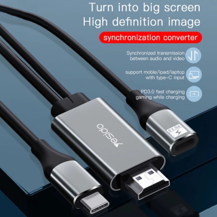 Yesido HM01 USB-C to HDMI Adapter - Image 2