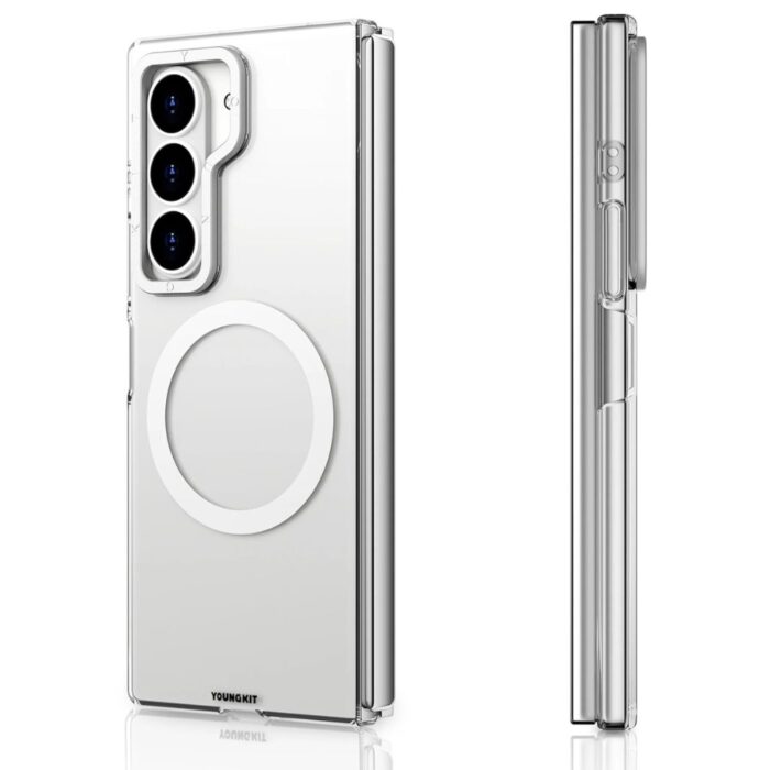 YoungKit Magnetic Transparent Case for Samsung Z Fold 6 - Image 2