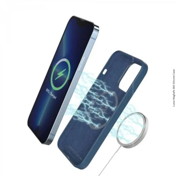 iPhone 13 Pro Lusso MagSafe 360 Silicone Case - Image 4