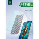 iPhone 14 Pro Green Lion 3D Curved Pro 9H Tempered Glass