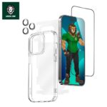 iPhone 14 Green Lion 4 in 1 HD Protection Pack